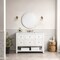 James Martin Vanities Breckenridge 48in Single Vanity, Bright White w/ 3 CM White Zeus Top 330-V48-BW-3WZ - alternate 4